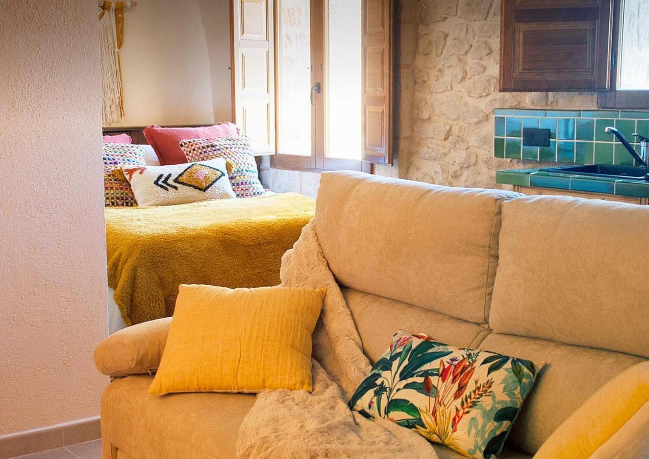 Torre del Compte Precioso Loft Rural Con Estufa De Lena Panoramica 아파트 외부 사진